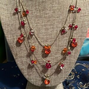 Elegant Multi-Color Beaded Necklace